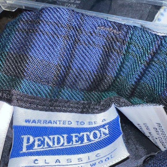 Pendleton- Blue and green plaid pants - Picture 6 of 8